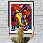 Abstrakte Musikinstrumente Diamond Painting