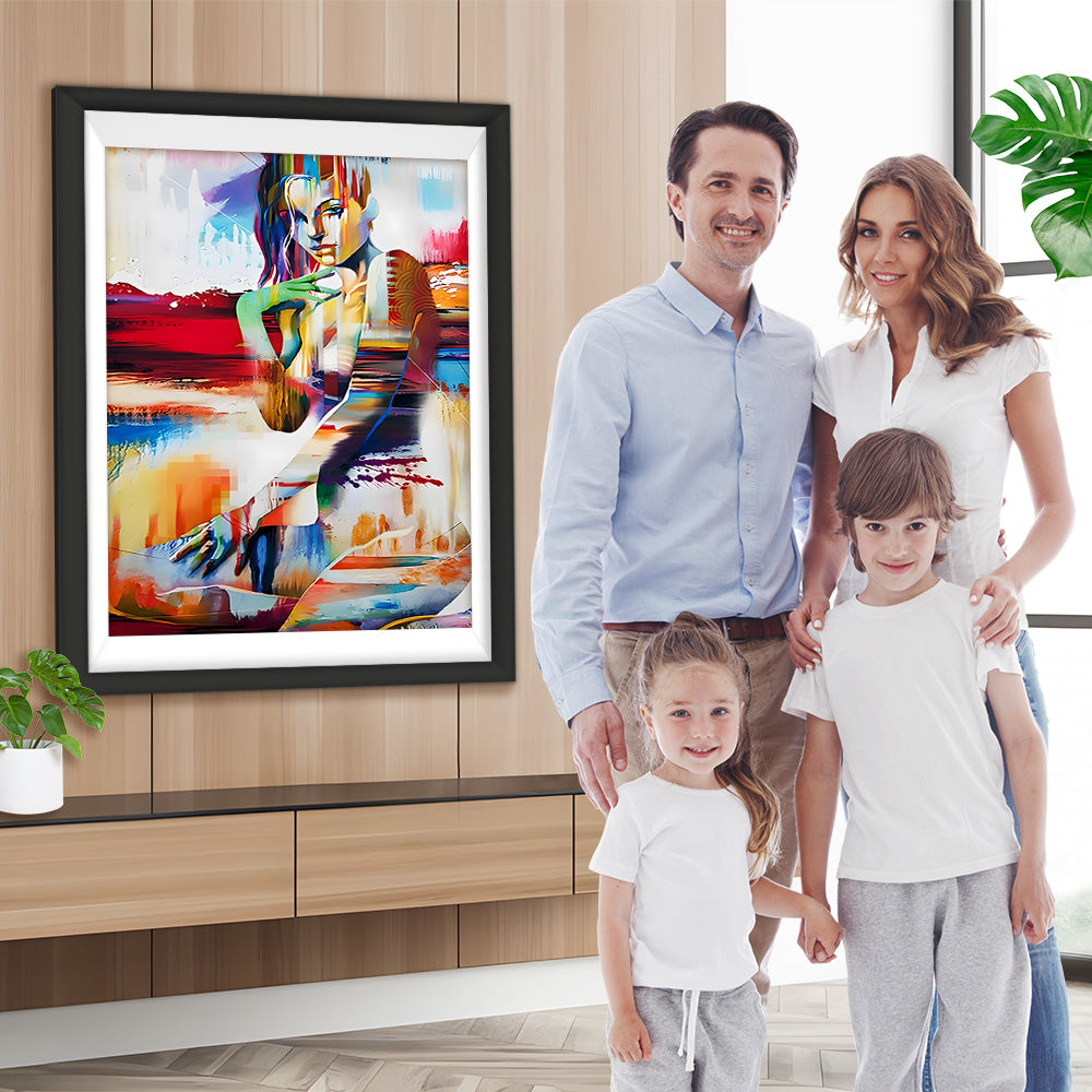 Abstrakte sexy Frau Diamond Painting