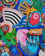 Abstrakte tropische Pflanzen Diamond Painting