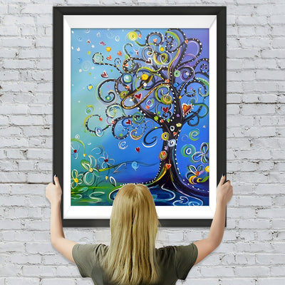 Abstrakter Baum Diamond Painting