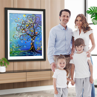 Abstrakter Baum Diamond Painting