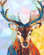 Abstrakter Hirsch Diamond Painting