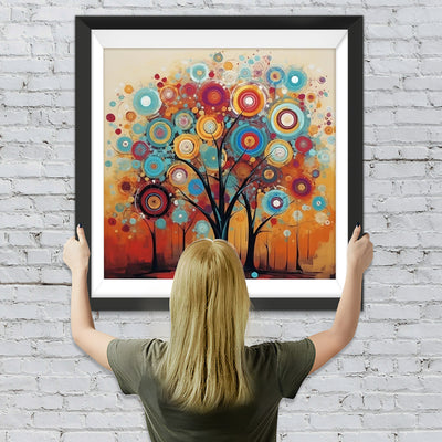 Abstrakter üppiger Baum Diamond Painting