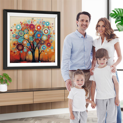 Abstrakter üppiger Baum Diamond Painting