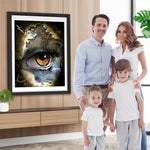 Abstrakter Wasserfall im Auge Diamond Painting