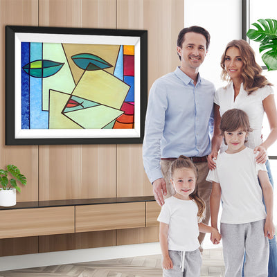 Abstraktes Gesicht Diamond Painting