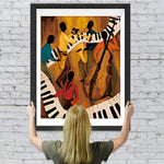 Abstraktes Konzert Diamond Painting