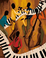 Abstraktes Konzert Diamond Painting