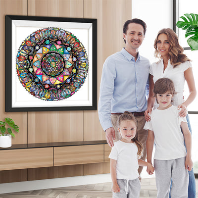 Abstraktes Mandala Diamond Painting