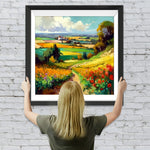 Ackerland im Frühling Diamond Painting