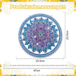 Acryl Blau-Violettes Mandala Diamond Painting Hängender Anhänger
