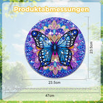 Acryl Geheimnisvoller blauer Schmetterling Diamond Painting Hängender Anhänger
