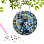 Acryl Schwarze Katze Diamond Painting Hängender Anhänger