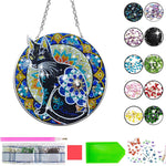 Acryl Schwarze Katze Diamond Painting Hängender Anhänger