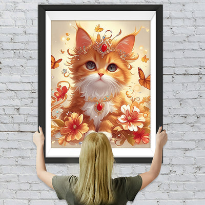 Adelige Katze Diamond Painting