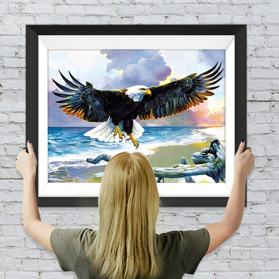 Adler am Meer Diamond Painting