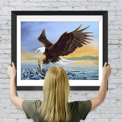 Adler auf dem Meer Diamond Painting