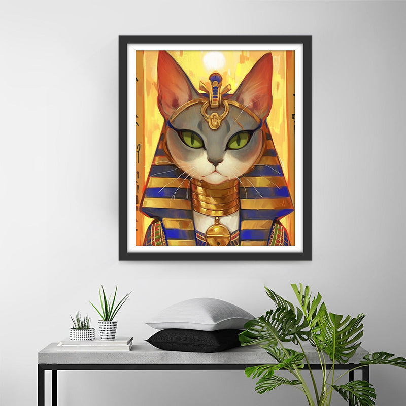 Ägyptische Katze Diamond Painting