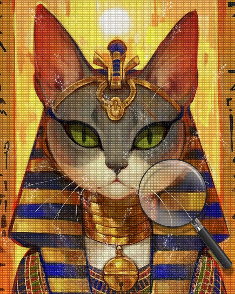 Ägyptische Katze Diamond Painting