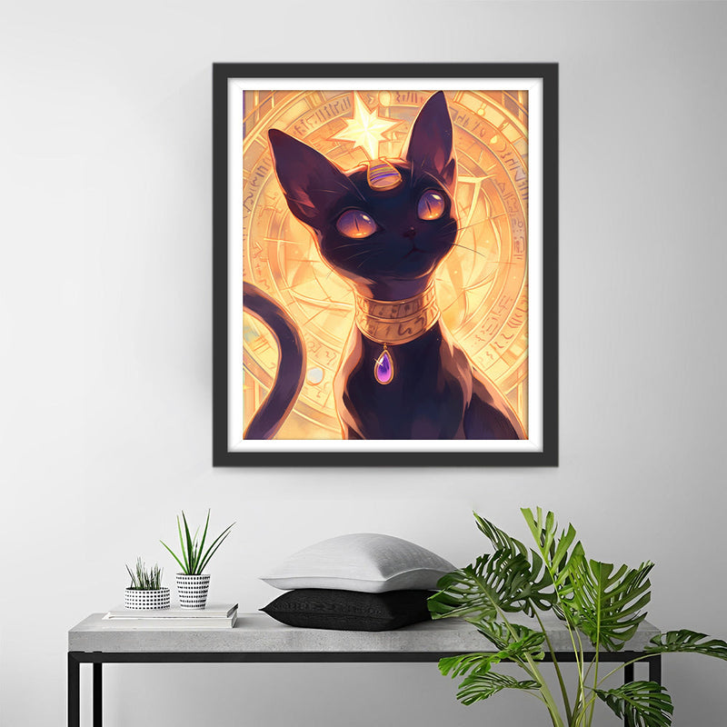 Ägyptische Katze Diamond Painting