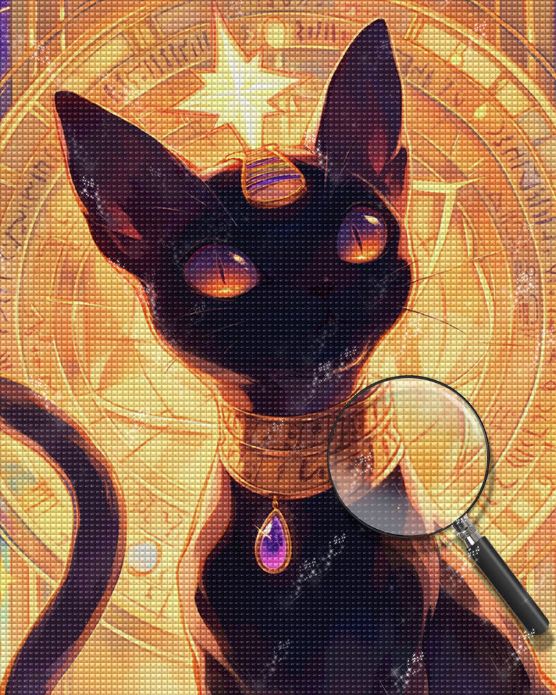 Ägyptische Katze Diamond Painting