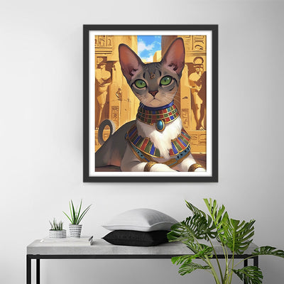 Ägyptische Katze Diamond Painting