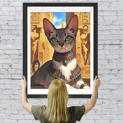 Ägyptische Katze Diamond Painting