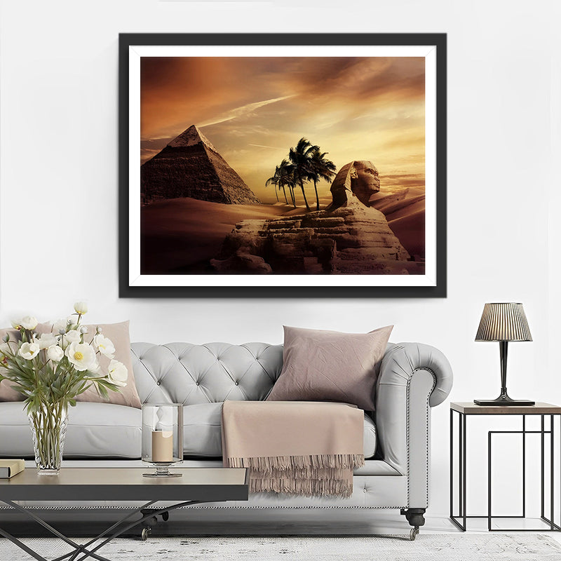 Ägyptische Pyramiden Diamond Painting