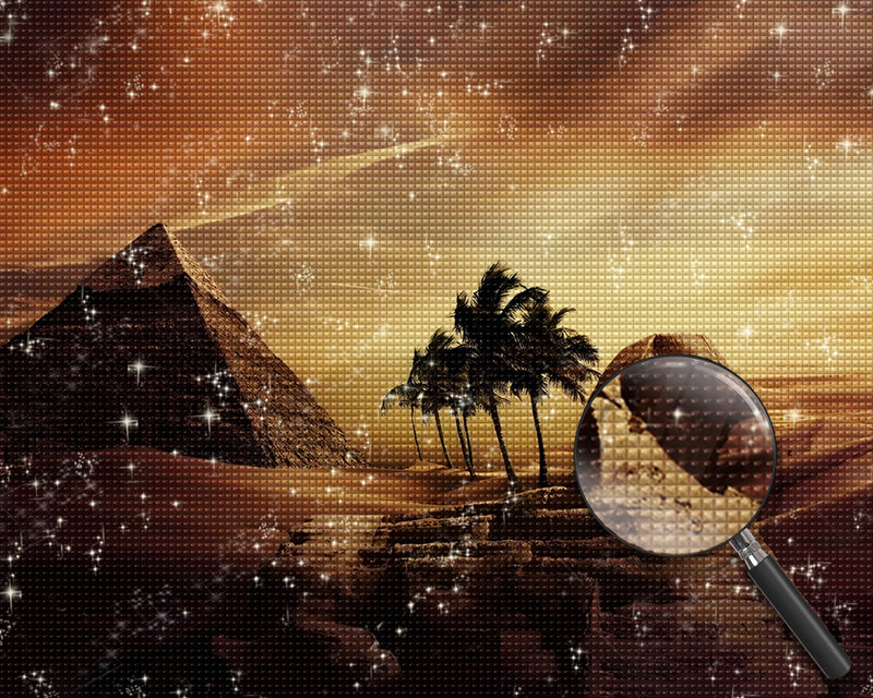 Ägyptische Pyramiden Diamond Painting