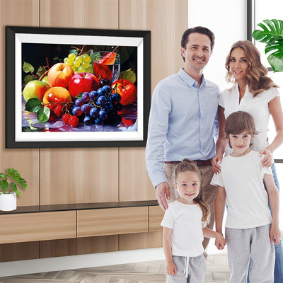 Äpfel und Trauben Diamond Painting