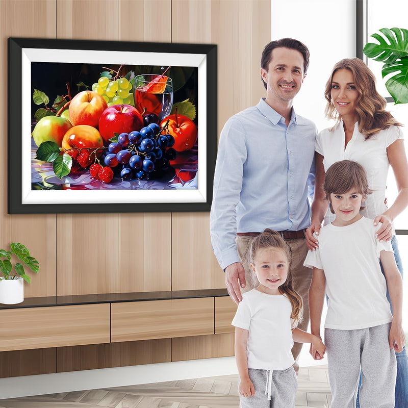 Äpfel und Trauben Diamond Painting
