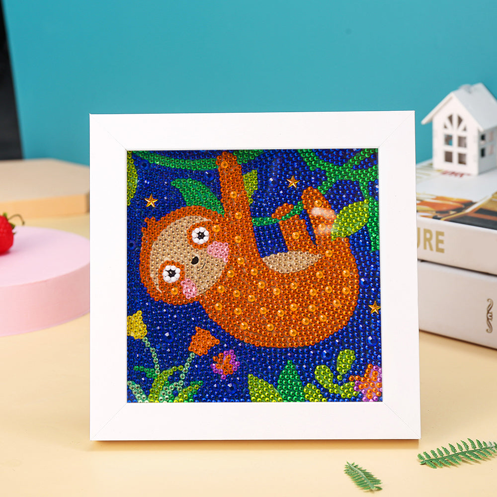 Affenkletternde Reben Mini-Kristallpünktchen Diamond Painting