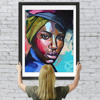 Afrikanische Frau Diamond Painting