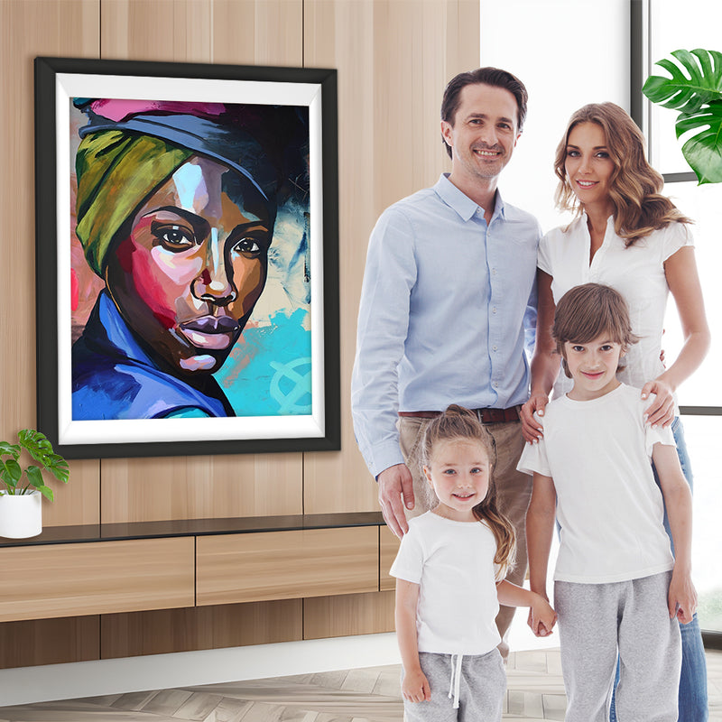 Afrikanische Frau Diamond Painting