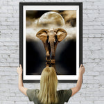 Alleiner Elefant Diamond Painting
