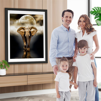 Alleiner Elefant Diamond Painting