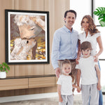 Alpaka und ihr Baby Diamond Painting