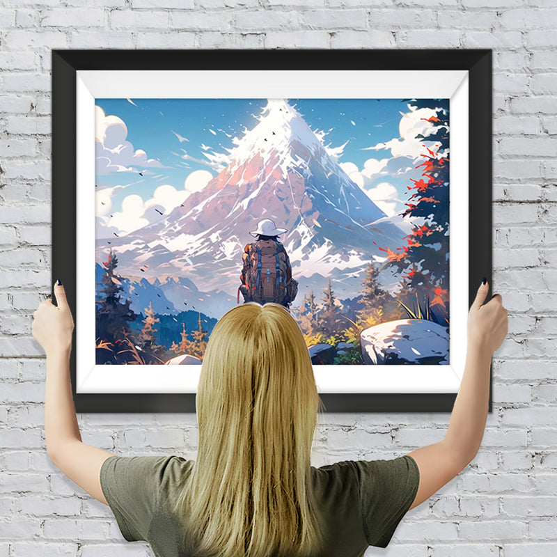Alpen Bergsteiger Diamond Painting