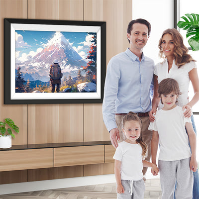 Alpen Bergsteiger Diamond Painting