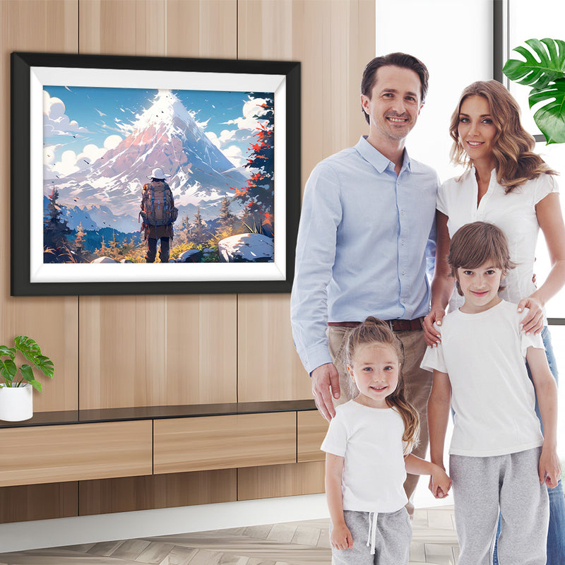 Alpen Bergsteiger Diamond Painting