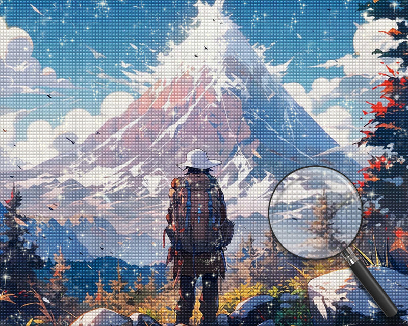 Alpen Bergsteiger Diamond Painting