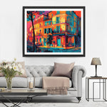 Aquarell Gebäude Diamond Painting