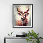 Aquarell-Hirsch Diamond Painting