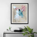 Aquarell Kaninchen und Löwenzahn Diamond Painting