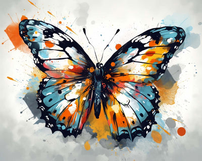 Aquarell Schmetterling Diamond Painting