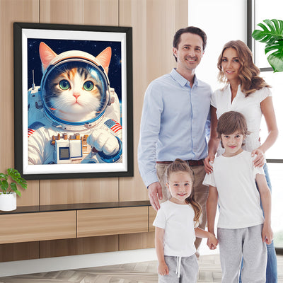 Astronautenkatze Diamond Painting