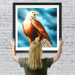 Auf einem Fuß stehender Adler Diamond Painting