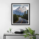 Autobahn am Fuß des Berges Diamond Painting