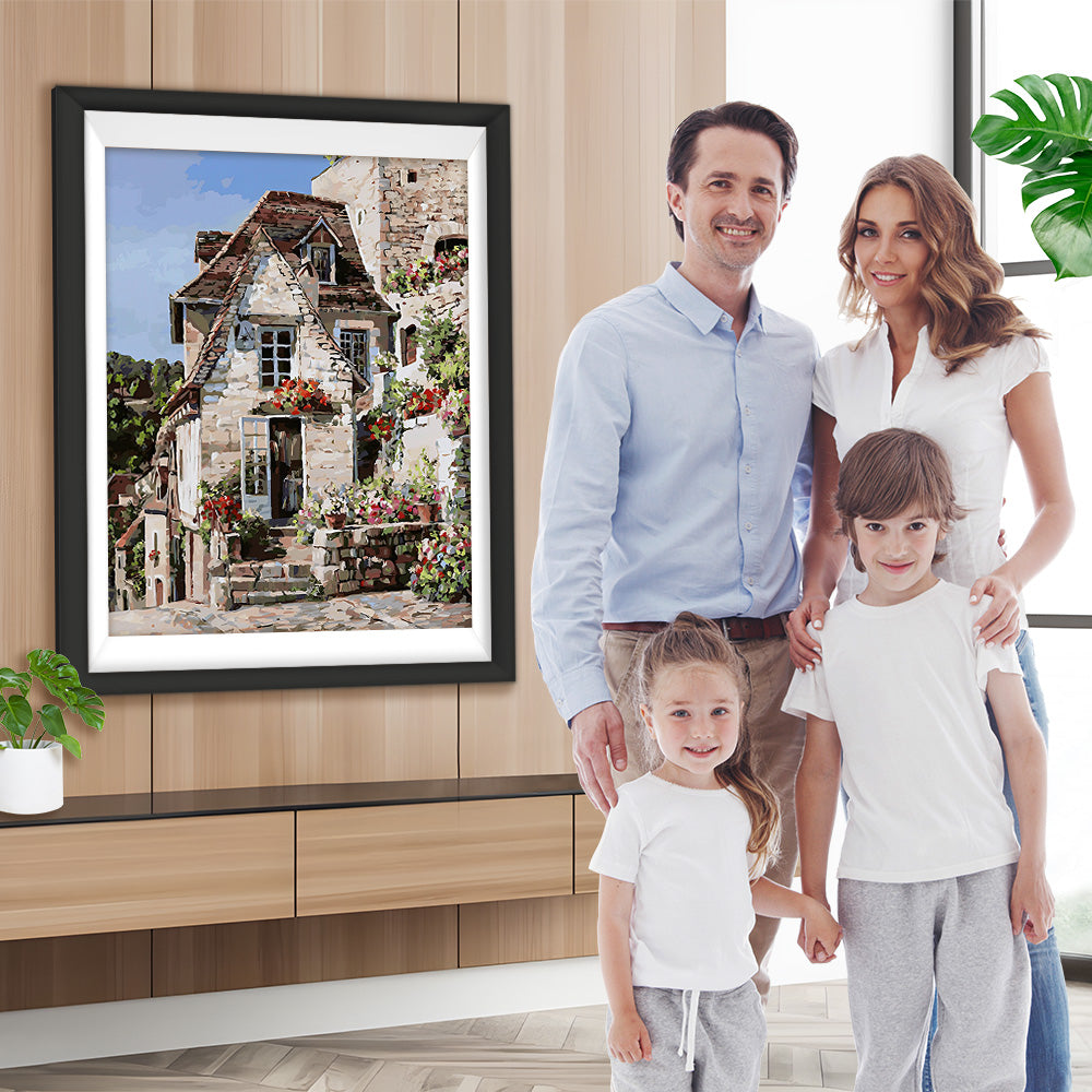 Backstein-Erdbau Diamond Painting