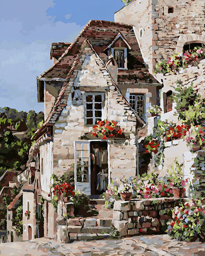 Backstein-Erdbau Diamond Painting